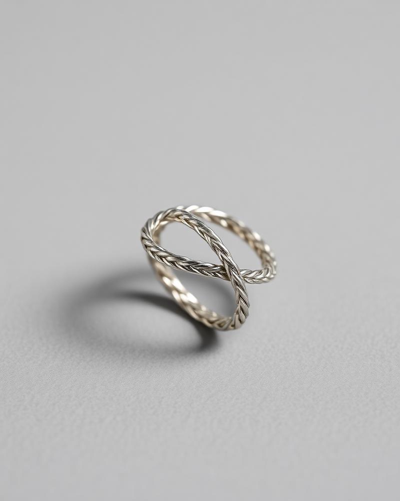 Riya Twisted Rope Ring